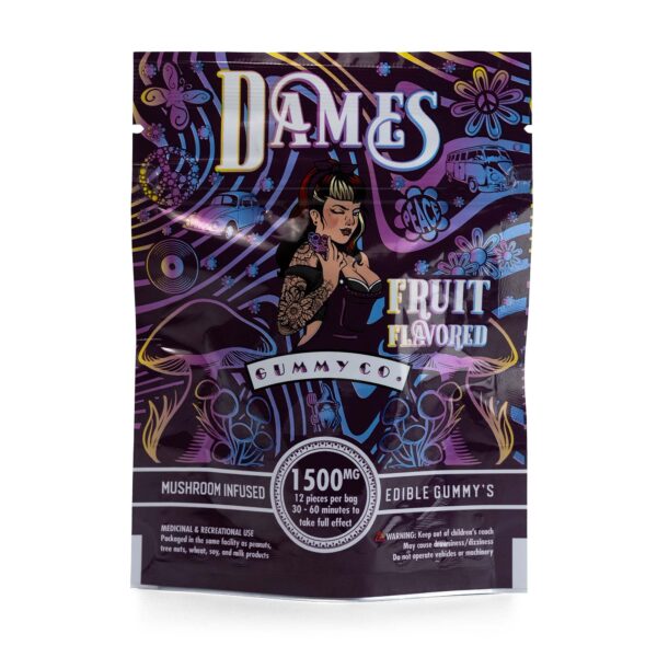 Dames: Mushroom Infused Gummies (1500mg)