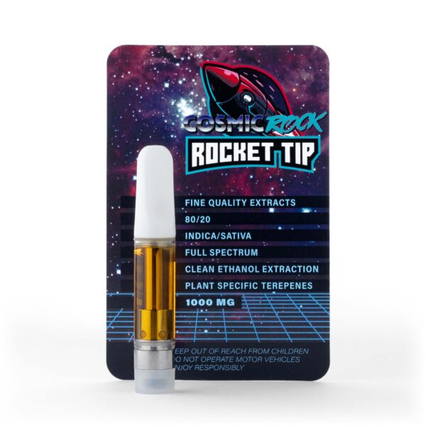 Moonrock Canada: Cosmic Rock Rocket Tip - Distillate Vape Cartridge (1g)