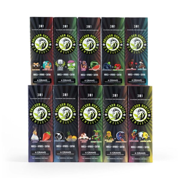 Unicorn Hunter: Dual Chamber Pen Bundle (3 Pack)